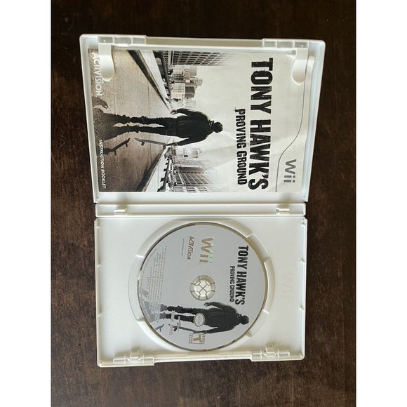 Tony Hawk's Proving Ground (Nintendo Wii, 2007) Game Manual and Case - Picture 3 of 4